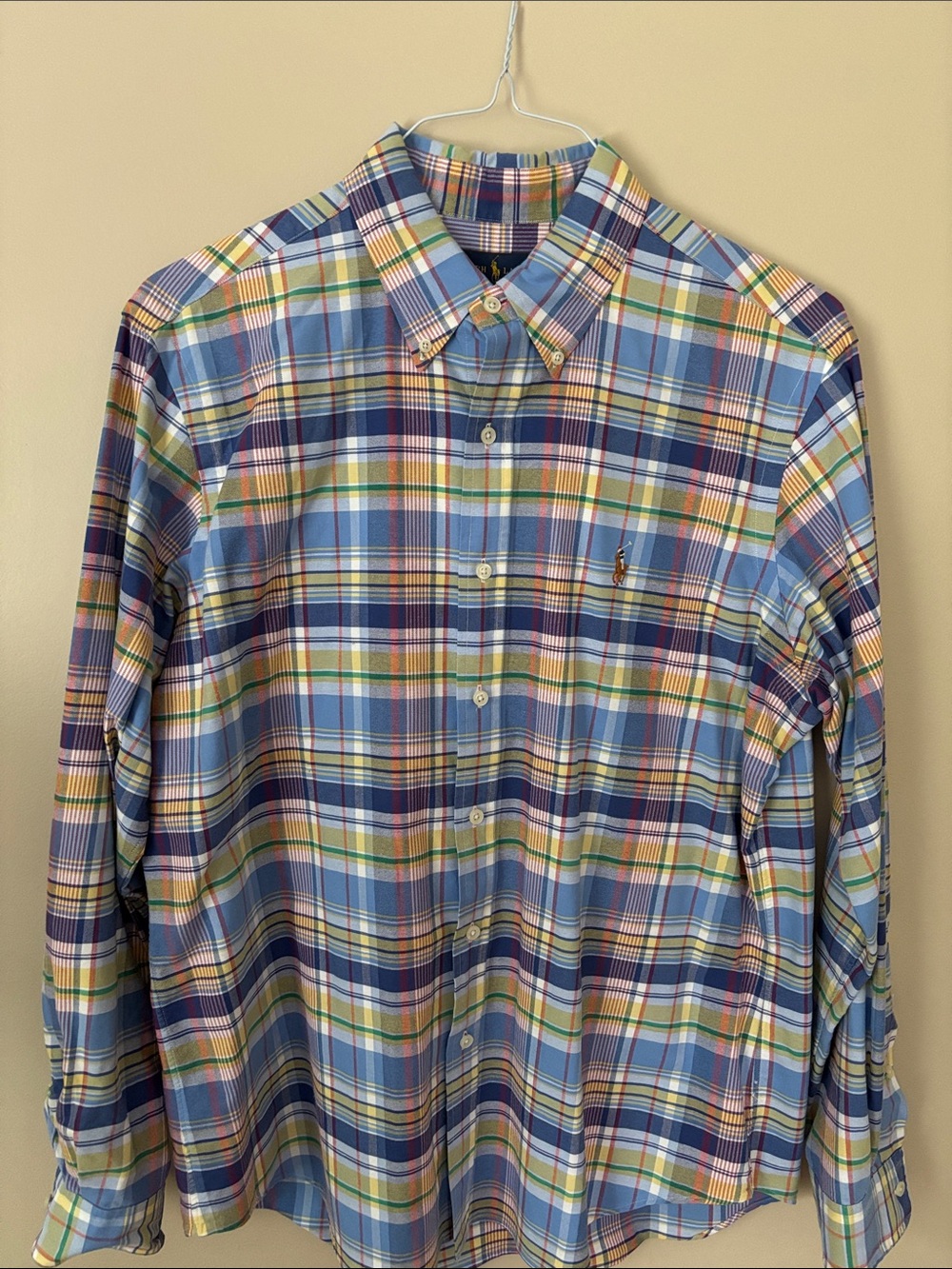 Ralph Lauren Multicolor Blue Plaid Button-Down Shirt